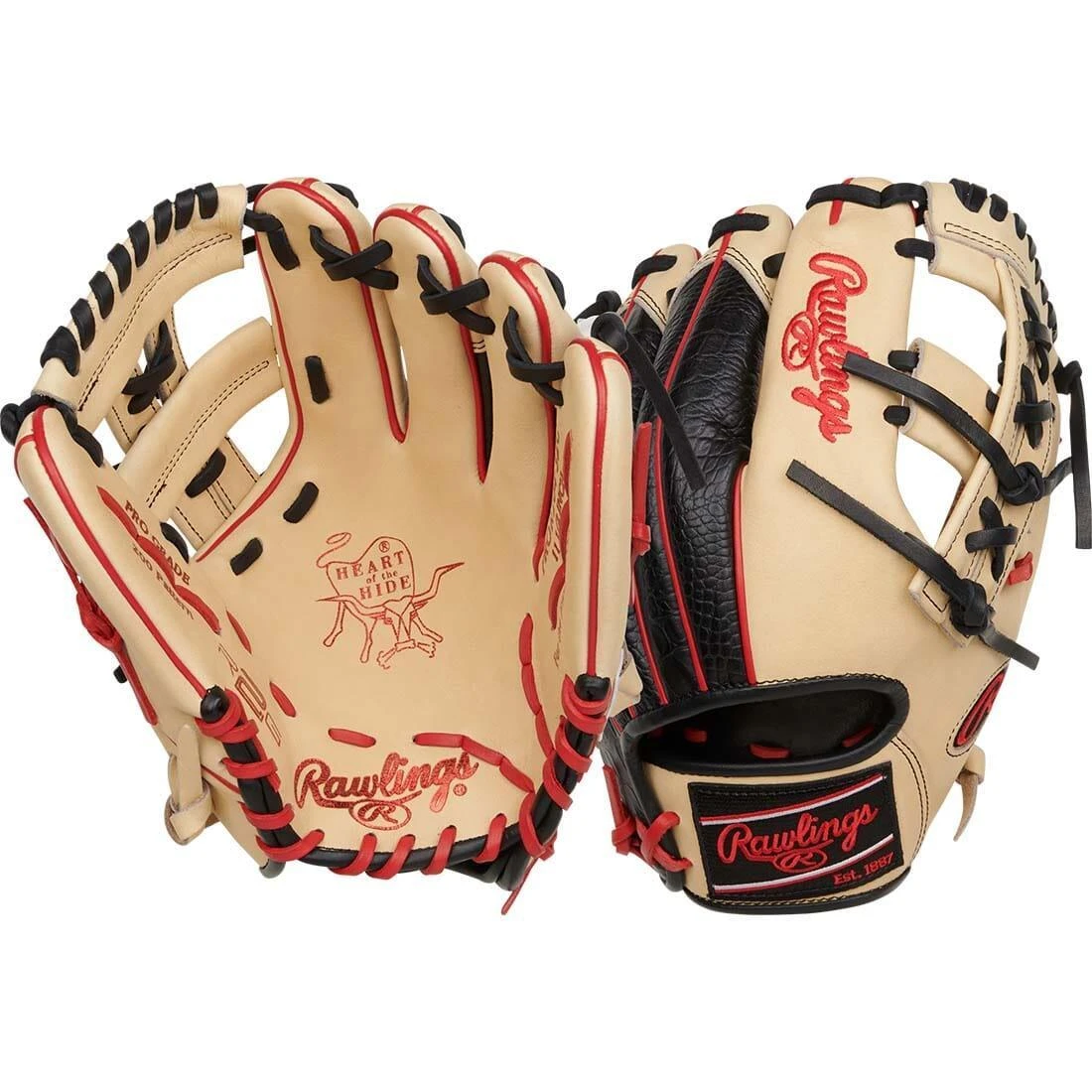 Rawlings Heart Of The Hide R2G 11.5" Infield Baseball Glove: RPROR204-32C 7 Rawlings Heart Of The Hide R2G 11.5" Infield Baseball Glove: RPROR204-32C - Image 5