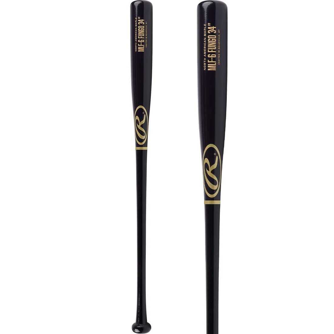 Rawlings 34" Maple Fungo Bat MLF6-B/N 3 Rawlings 34" Maple Fungo Bat MLF6-B/N