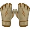 Bruce Bolt PREMIUM PRO Gold Series Batting Gloves: Short Cuff -Home Run Store SC GLD HERO