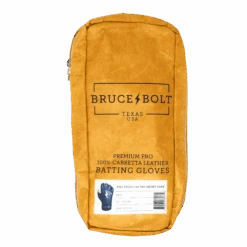 Bruce Bolt PREMIUM PRO Short Cuff Batting Gloves: Navy 18 Bruce Bolt PREMIUM PRO Short Cuff Batting Gloves: Navy -Home Run Store SC NVYG BAG