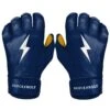 Bruce Bolt PREMIUM PRO Short Cuff Batting Gloves: Navy -Home Run Store SC NVYG HERO