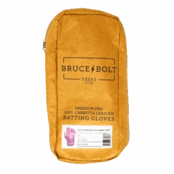 Bruce Bolt PREMIUM PRO Short Cuff Batting Gloves: Red 17 Bruce Bolt PREMIUM PRO Short Cuff Batting Gloves: Red -Home Run Store SC REDG BAG