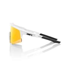 100% SPEEDCRAFT Sunglasses Soft Tact Off White - HiPER Red Multilayer Mirror Lens 7 100% SPEEDCRAFT Sunglasses Soft Tact Off White - HiPER Red Multilayer Mirror Lens -Home Run Store SP21 SPEEDCRAFT 60007 00009 PROFILE