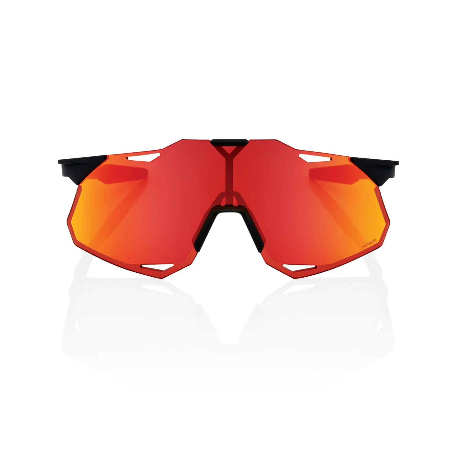 100% HYPERCRAFT XS (Youth) Sunglasses Soft Tact Black - HiPER Red Multilayer Mirror Lens 6 100% HYPERCRAFT XS (Youth) Sunglasses Soft Tact Black - HiPER Red Multilayer Mirror Lens - Image 4