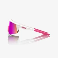 100% Speedcraft® Adult Sunglases Matte White/Pink W/ HiPER® Vital Pink Mirror Lens 8 100% Speedcraft® Adult Sunglases Matte White/Pink W/ HiPER® Vital Pink Mirror Lens -Home Run Store SP25 SPEEDCRAFT 60007 00044 PROFILE 1950x 38224f8e 7481 4ded 8f63 8497f8dbb2c7