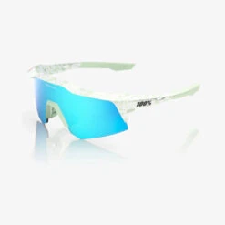 100% Speedcraft XS LE Elly De La Cruz Sunglasses - Blue Topaz Mirror Lens