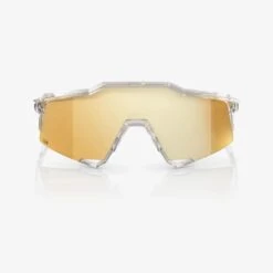 100% SPEEDCRAFT LE " Money Mike 24 " Sunglasses Polished Crystal Clear - Signature Gold HiPER Lens -Home Run Store SPEEDCRAFT MONEY MIKE 24 EDITION GREY 03