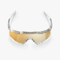 100% SPEEDCRAFT LE " Money Mike 24 " Sunglasses Polished Crystal Clear - Signature Gold HiPER Lens -Home Run Store SPEEDCRAFT MONEY MIKE 24 EDITION GREY 04