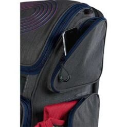 DeMarini Special Ops Front Line Wheeled Roller Bag: WB57109 -Home Run Store SidePocketView