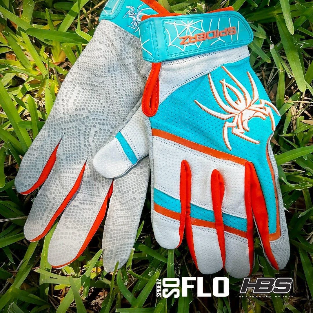 2024 Spiderz Hybrid Batting Gloves: SO FLO 4 2024 Spiderz Hybrid Batting Gloves: SO FLO - Image 2