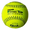Worth 11" GSL Super Green Dot Classic W Composite Softballs (Dozen): UC11CYG