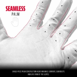 Franklin POWERSTRAP Chrome White Batting Gloves: 20491F -Home Run Store Untitled 114 90211b57 0a12 4569 b056 60c32ea69221