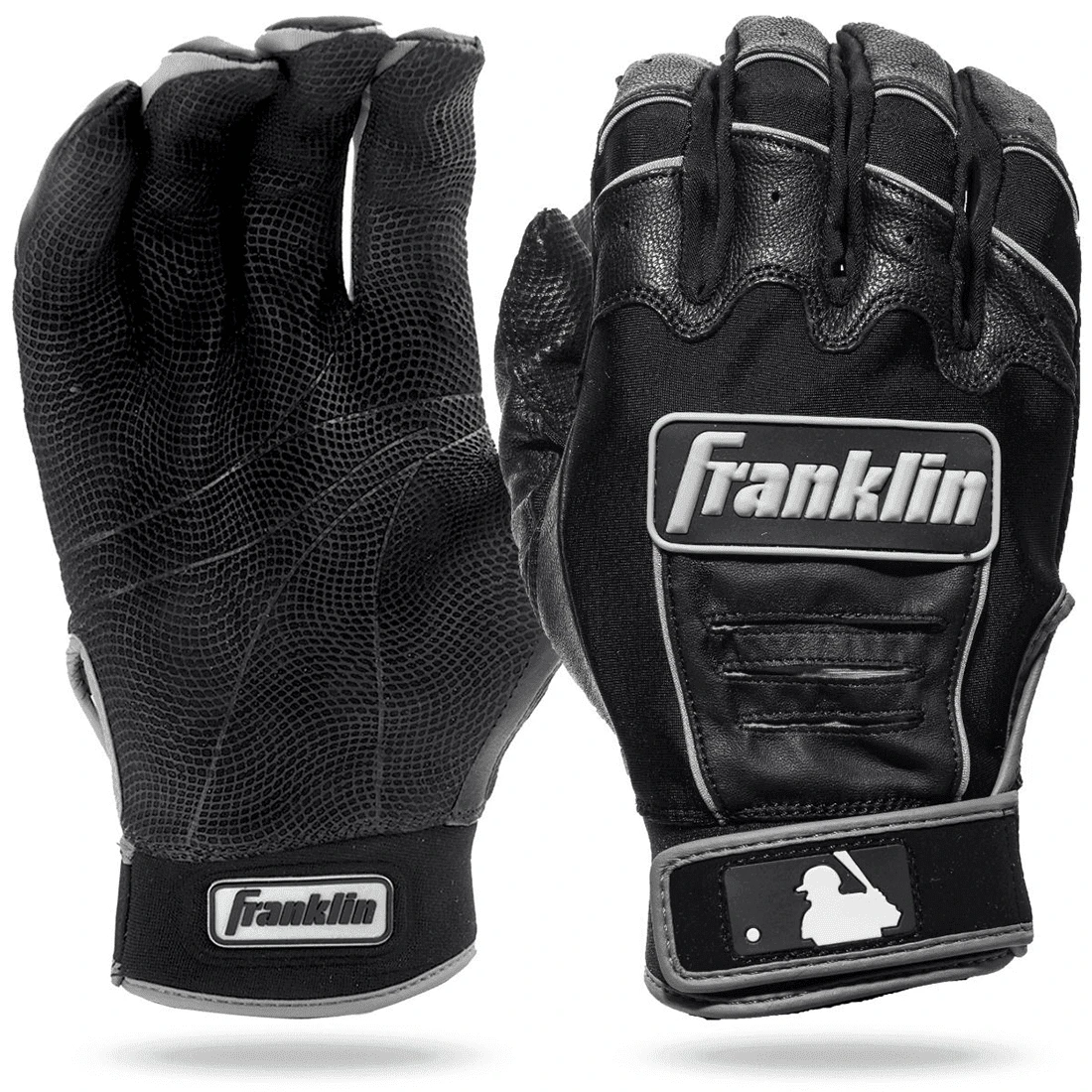 Franklin CFX Pro Black Batting Gloves: 20551F 3 Franklin CFX Pro Black Batting Gloves: 20551F