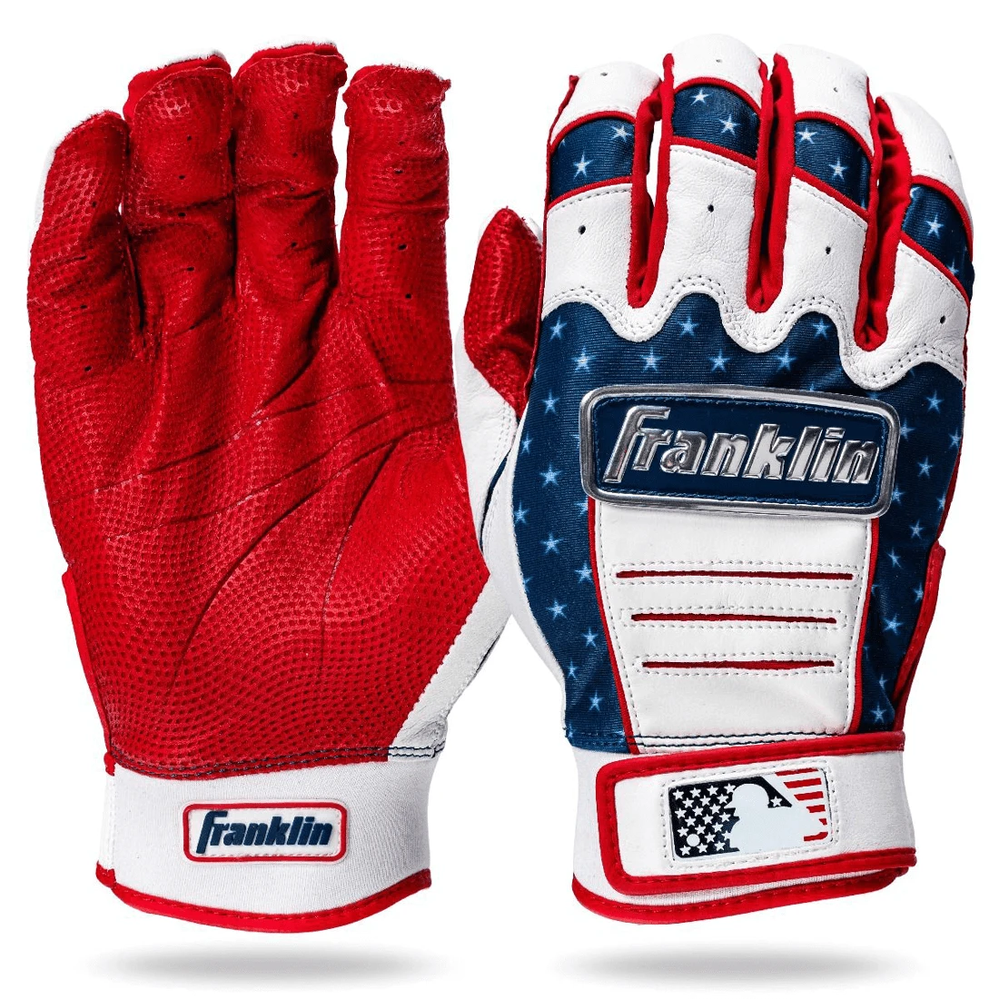 Franklin CFX Pro Jewel Event Fourth Of July Batting Gloves: 21651F 3 Franklin CFX Pro Jewel Event Fourth Of July Batting Gloves: 21651F