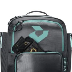2022 DeMarini Spectre Baseball And Softball Backpack: WB57176 39 2022 DeMarini Spectre Baseball And Softball Backpack: WB57176 -Home Run Store WB5717602 5 Spectre Backpack Grey Mint.png.cq5dam.web .1200.1200