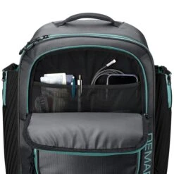 2022 DeMarini Spectre Baseball And Softball Backpack: WB57176 38 2022 DeMarini Spectre Baseball And Softball Backpack: WB57176 -Home Run Store WB5717602 6 Spectre Backpack Grey Mint.png.cq5dam.web .1200.1200