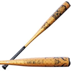 2023 DeMarini Voodoo One Gold BBCOR (-3) Baseball Bat: WBD2352010 -Home Run Store WBD2352010 8 DeMarini Voodoo One GD.png.cq5dam.web .1200.1200