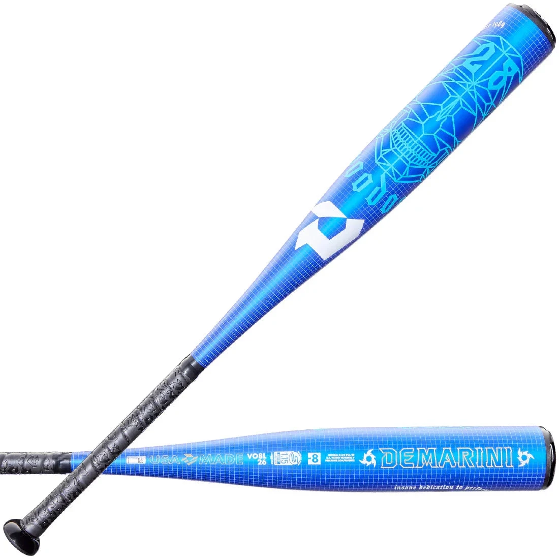 2026 DeMarini Voodoo One 2 3/4" USSSA Baseball Bat: -10, -8, -5 8 2026 DeMarini Voodoo One 2 3/4" USSSA Baseball Bat: -10, -8, -5 - Image 6