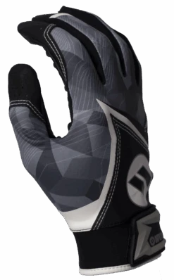 2020 Black Worth Batting Gloves: WBGL20-BLK 7 2020 Black Worth Batting Gloves: WBGL20-BLK -Home Run Store WBGL20 BLK side