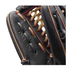 2021 Wilson A2K D33SS 11.75" Pitcher's Baseball Glove: WTA2KRB21D33 -Home Run Store WBW100063 6 A2K P D33 1175 BlackSnakeSS SaddleTan.png.cq5dam.web .1200.1200