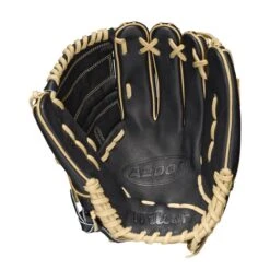 2021 Wilson A2000 B2SS 12" SuperSkin Pitcher's Baseball Glove: WBW10010012 -Home Run Store WBW100100 1 A2000 P B2SS 12 BlackSS Blonde.png.cq5dam.web .1200.1200