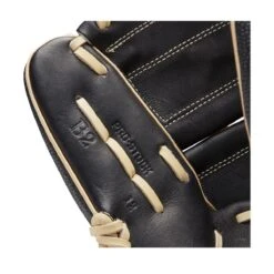 2021 Wilson A2000 B2SS 12" SuperSkin Pitcher's Baseball Glove: WBW10010012 -Home Run Store WBW100100 6 A2000 P B2SS 12 BlackSS Blonde.png.cq5dam.web .1200.1200