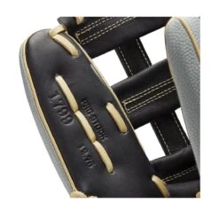 2021 Wilson A2000 1799SS 12.75" SuperSkin Outfield Baseball Glove: WBW1001121275 -Home Run Store WBW100112 6 A2000 OF 1799SS 1275 Black GreySS Blonde.png.cq5dam.web .1200.1200
