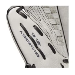 2022 Wilson A1000 V125 12.5" Outfield/Pitcher's Fastpitch Softball Glove: WTA10RF22V125 -Home Run Store WBW100182 6 A1000 FP V125 OF 125 White Black.png.cq5dam.web .1200.1200