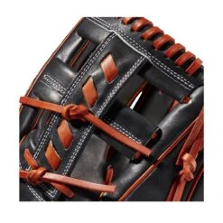 2022 Wilson A2000 1716 11.5" Infield Baseball Glove: WTA20RB221716 -Home Run Store WBW100389 4 A2000 Leather 1716 IF 115 Black Copper.png.cq5dam.web .1200.1200