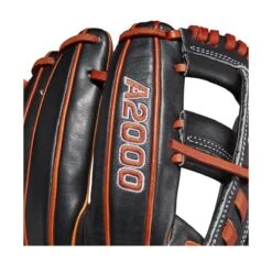 2022 Wilson A2000 1716 11.5" Infield Baseball Glove: WTA20RB221716 -Home Run Store WBW100389 5 A2000 Leather 1716 IF 115 Black Copper.png.cq5dam.web .1200.1200