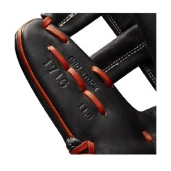 2022 Wilson A2000 1716 11.5" Infield Baseball Glove: WTA20RB221716 -Home Run Store WBW100389 6 A2000 Leather 1716 IF 115 Black Copper.png.cq5dam.web .1200.1200