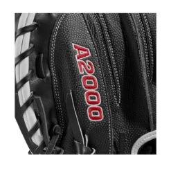2022 Wilson A2000 M1DSS 33.5" Catcher's Mitt: WTA20RB22M1DSS -Home Run Store WBW100401 5 A2000 M1D C 335 Black White Red.png.cq5dam.web .1200.1200