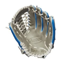 2023 Wilson A2000 Love The Moment PF92 12.25" Outfield Baseball Glove: WBW1008051225 -Home Run Store WBW100805 1 A2000 2022 Love The Moment PF92 1225 RoyalBlueSS Grey.png.cq5dam.web .1200.1200