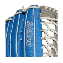2023 Wilson A2000 Love The Moment PF92 12.25" Outfield Baseball Glove: WBW1008051225 -Home Run Store WBW100805 5 A2000 2022 Love The Moment PF92 1225 RoyalBlueSS Grey.png.cq5dam.web .1200.1200