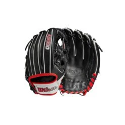 2023 Wilson A2000 1975 11.75" Infield Baseball Glove: WBW1009701175 19 2023 Wilson A2000 1975 11.75" Infield Baseball Glove: WBW1009701175 -Home Run Store WBW100970 8 A2000 IF 1975 1175 Black White Red.png.cq5dam.web .1200.1200
