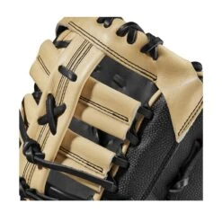 2023 Wilson A2000 1679 Super Skin 12.5" Baseball First Base Mitt: WBW100979125 16 2023 Wilson A2000 1679 Super Skin 12.5" Baseball First Base Mitt: WBW100979125 -Home Run Store WBW100979 4 A2000 1B 1679SS 125 Black BlackSS Blonde.png.cq5dam.web .1200.1200
