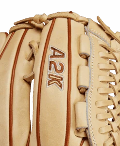 2024 Wilson A2K D33 11.75" Pitcher's Baseball Glove: WBW1013771175 -Home Run Store WBW101377 5 A2K P D33 1175 Blonde SaddleTan
