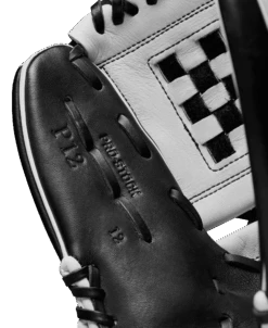 2024 Wilson A2000 P12 12" Pitcher's Fastpitch Softball Glove: WBW10140412 16 2024 Wilson A2000 P12 12" Pitcher's Fastpitch Softball Glove: WBW10140412 -Home Run Store WBW101404 6 A2000 P Fastpitch P12 12 Black White BlondeLogo