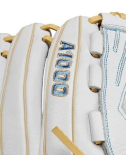 2024 Wilson A1000 V125 12.5" Outfield/Pitcher's Fastpitch Softball Glove: WBW101461125 15 2024 Wilson A1000 V125 12.5" Outfield/Pitcher's Fastpitch Softball Glove: WBW101461125 -Home Run Store WBW101461 5 A1000 FP V125 125 White Blonde VictoryBlue.png.cq5dam.web .1200.1200