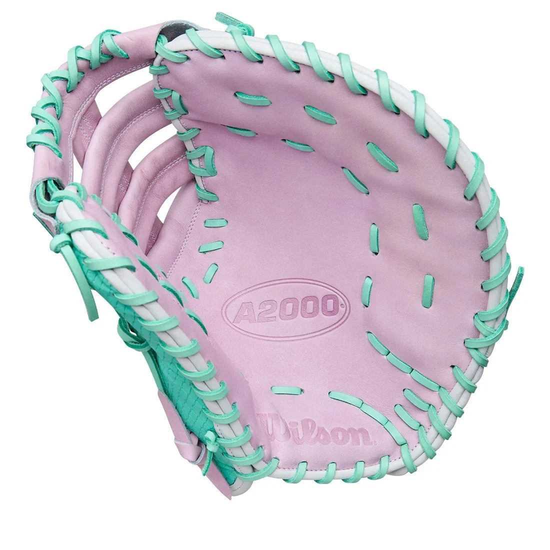 Wilson A2000 1620FPSS 12.5" Winter Collection Fastpitch First Base Mitt: WBW103949125 6 Wilson A2000 1620FPSS 12.5" Winter Collection Fastpitch First Base Mitt: WBW103949125 - Image 4