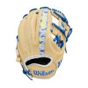 Wilson A2000 Bobby Witt 11.75" Winter Collection Baseball Glove: WBW1040681175 2 Wilson A2000 Bobby Witt 11.75" Winter Collection Baseball Glove: WBW1040681175 -Home Run Store WBW104068 0 2025 Winter A2000 Bobby Whitt JR GM Blonde Royal White.png.cq5dam.web .1200.1200