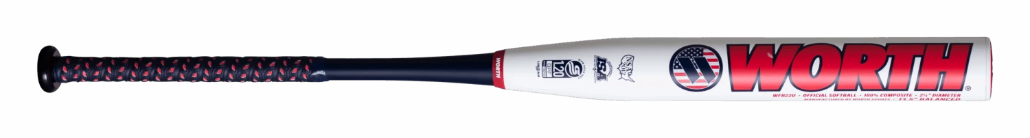 2022 Worth Freedom Balanced 13.5" USSSA Slowpitch Softball Bat: WFR22U 5 2022 Worth Freedom Balanced 13.5" USSSA Slowpitch Softball Bat: WFR22U - Image 3