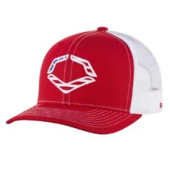 Evoshield USA Trucker Snapback -Home Run Store WTV4320SW 0 USA Snapback Trucker Red Front.png.cq5dam.web .1200.1200