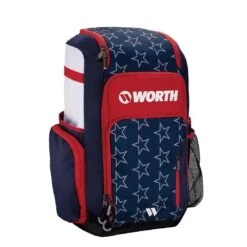 Worth Pro Slowpitch Backpack: WBA004 9 Worth Pro Slowpitch Backpack: WBA004 -Home Run Store WorthProSlowpitchBackpack WBA004 Stars and Stripes
