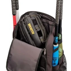 Worth Pro Slowpitch Backpack: WBA004 10 Worth Pro Slowpitch Backpack: WBA004 -Home Run Store WorthProSlowpitchBackpack WBA004Top