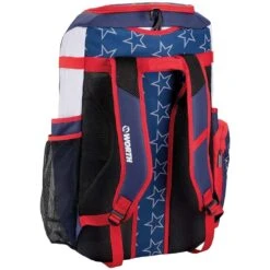 Worth Pro Slowpitch Backpack: WBA004 11 Worth Pro Slowpitch Backpack: WBA004 -Home Run Store WorthProSlowpitchBackpack WBA004back