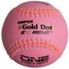 Worth Pink 12" One Nation Super Gold Dot Extreme 40/325 Slowpitch Softballs (One Dozen): WON12CP -Home Run Store Worth One Nation WON12CP