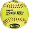 Worth 12" Super Gold Dot WSL Slowpitch Softballs (Dozen): YS44WSLS -Home Run Store Worth YS44WSLS 500x500 556f22e5 7012 46b2 b701 a0ac66d8538a