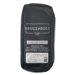 Bruce Bolt PREMIUM PRO Chrome Series Long Cuff Batting Gloves: Black -Home Run Store bruce bolt premium pro chrome series short cuff batting gloves with storage bag black brucebolt 720540 1728x 7e7c8996 df80 4bfe aa09 b6b3d5878ec4