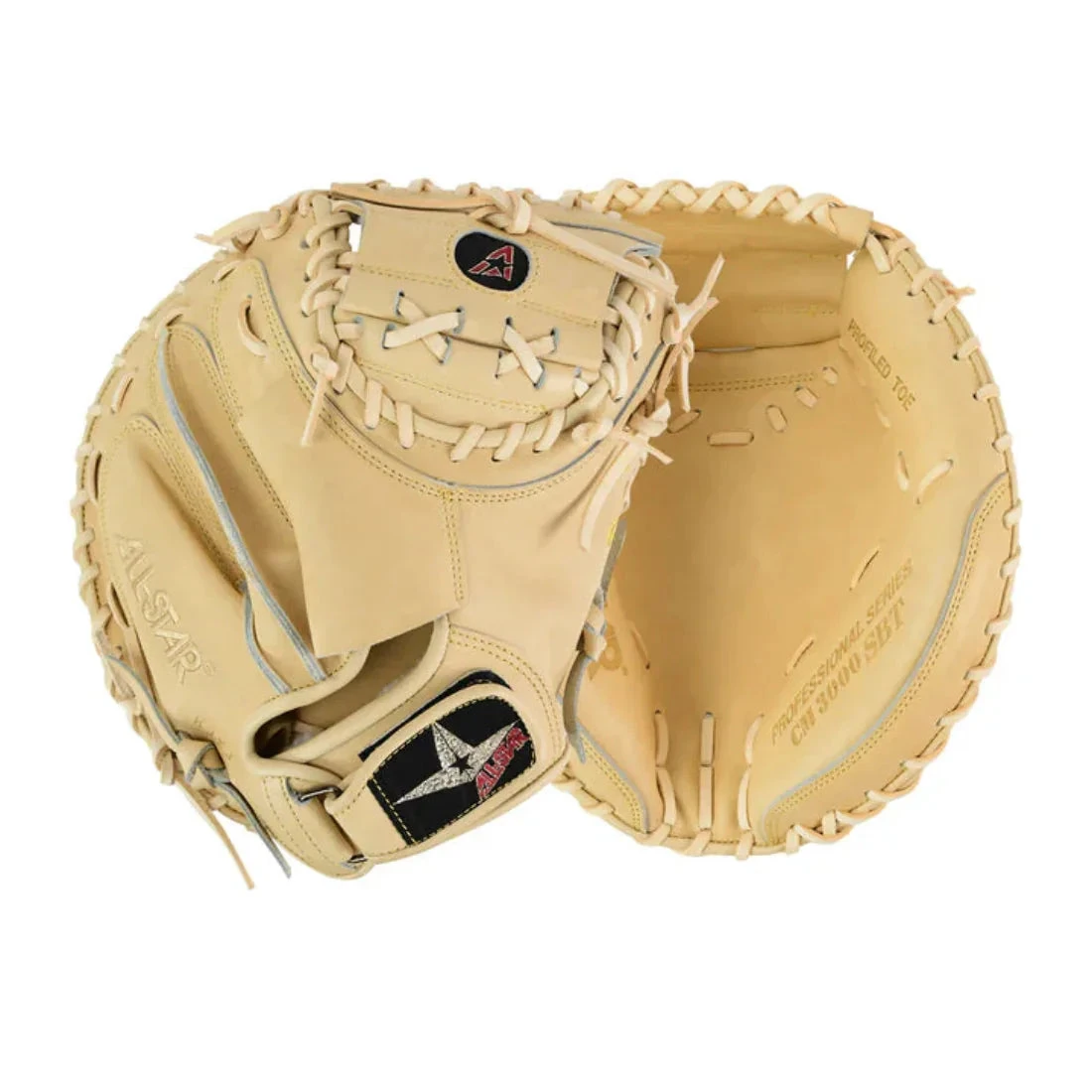 All-Star Pro Elite 34" Catcher's Mitt: CM3000TN_TN 5 All-Star Pro Elite 34" Catcher's Mitt: CM3000TN_TN - Image 3